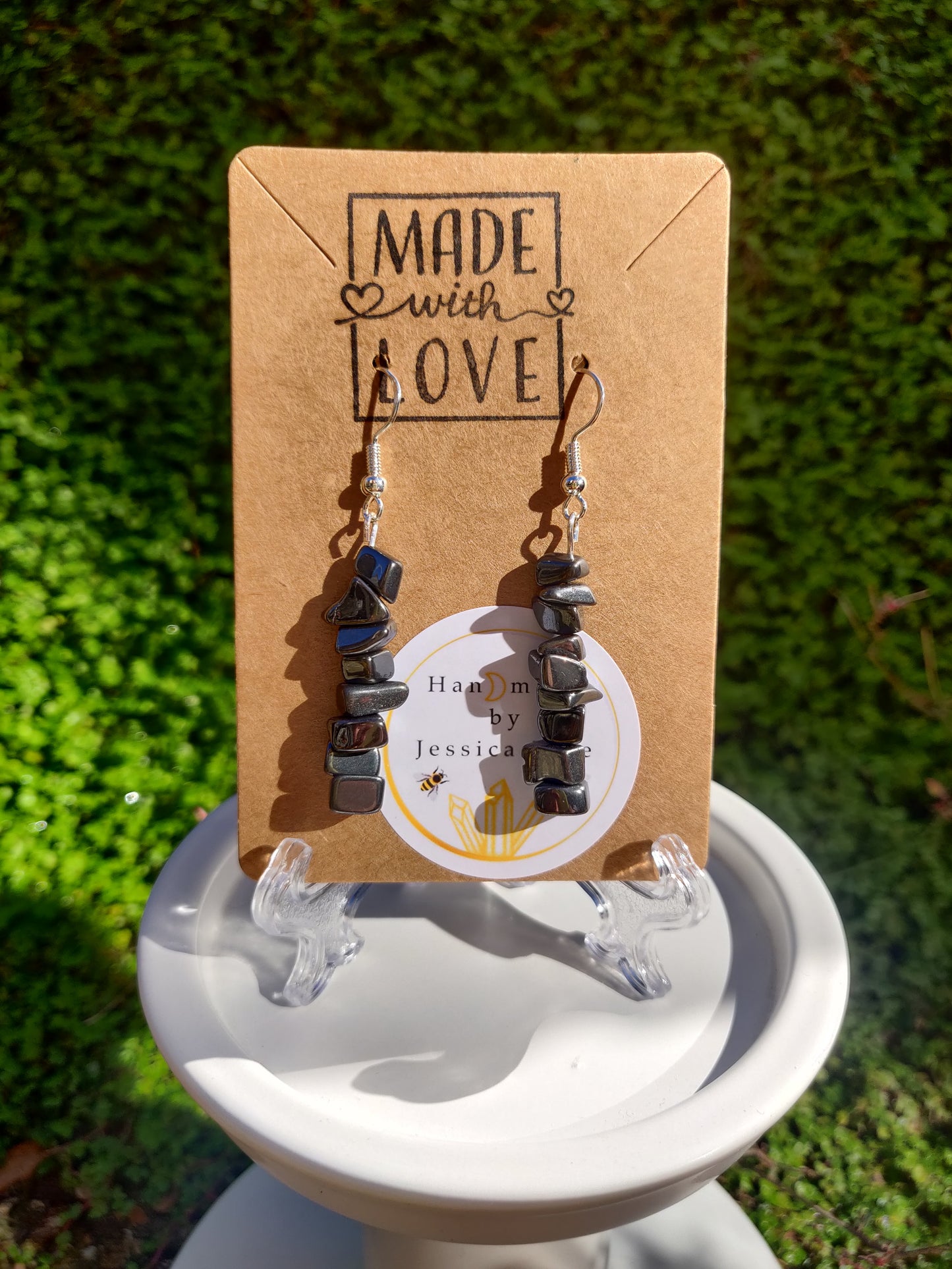 Crystal Chip Earrings