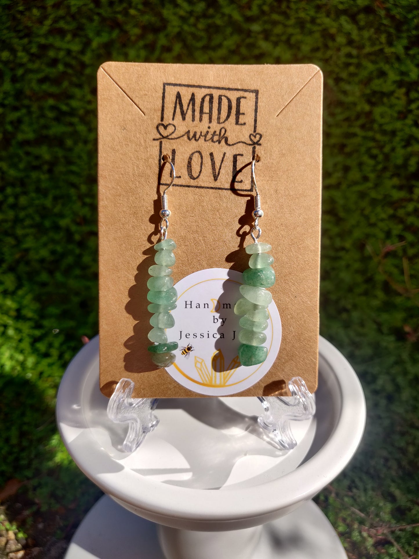 Crystal Chip Earrings