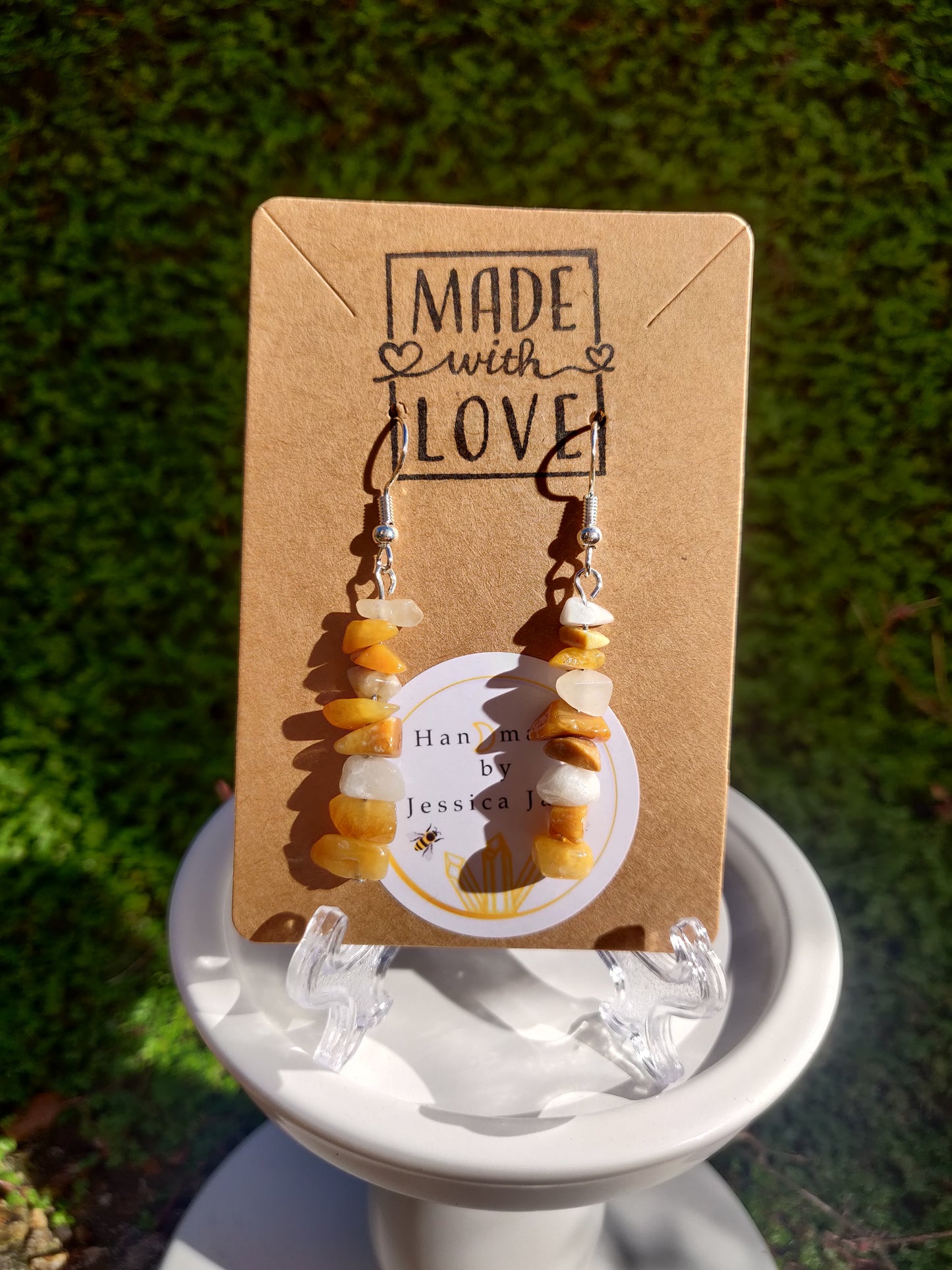 Crystal Chip Earrings