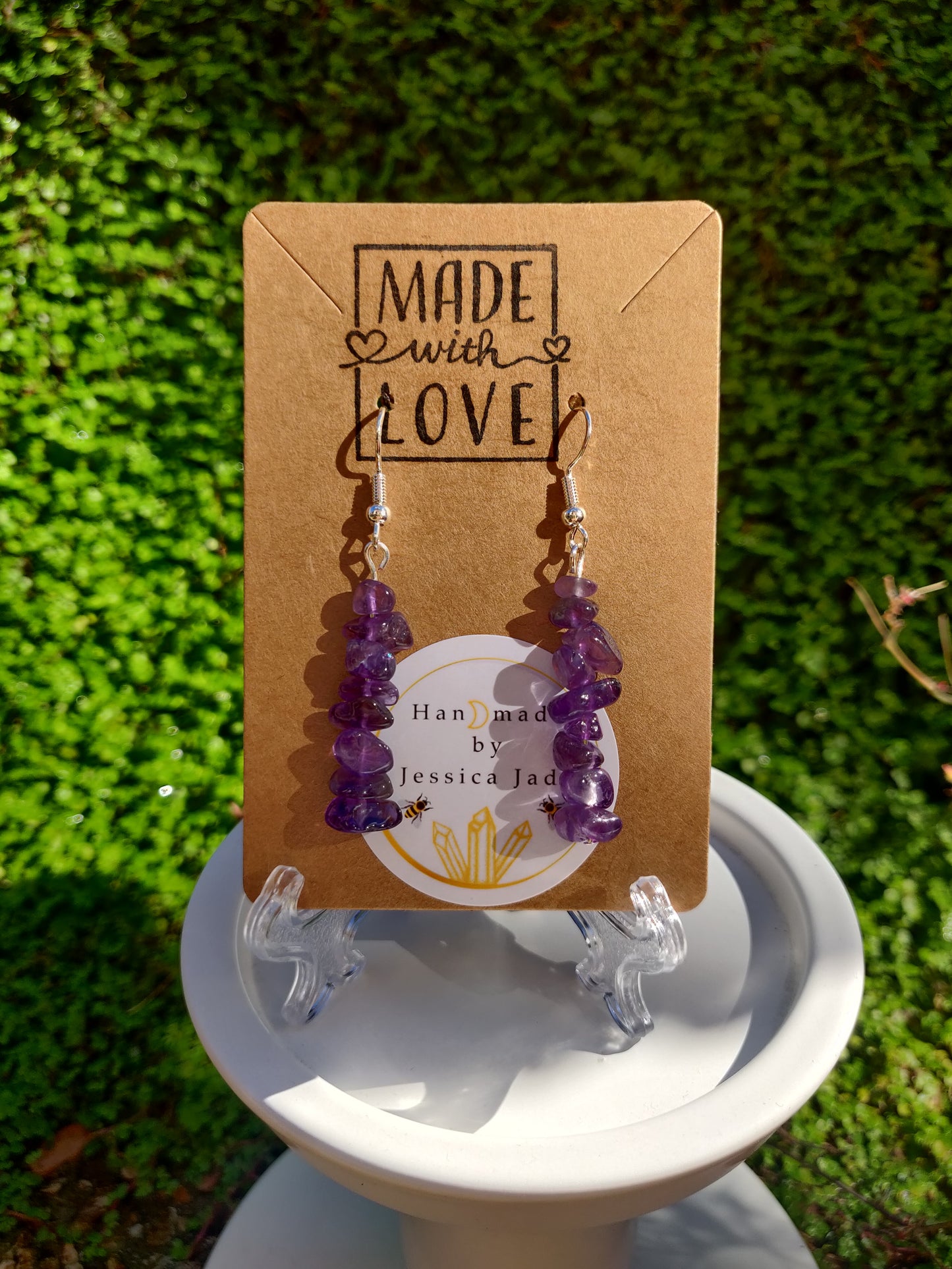 Crystal Chip Earrings