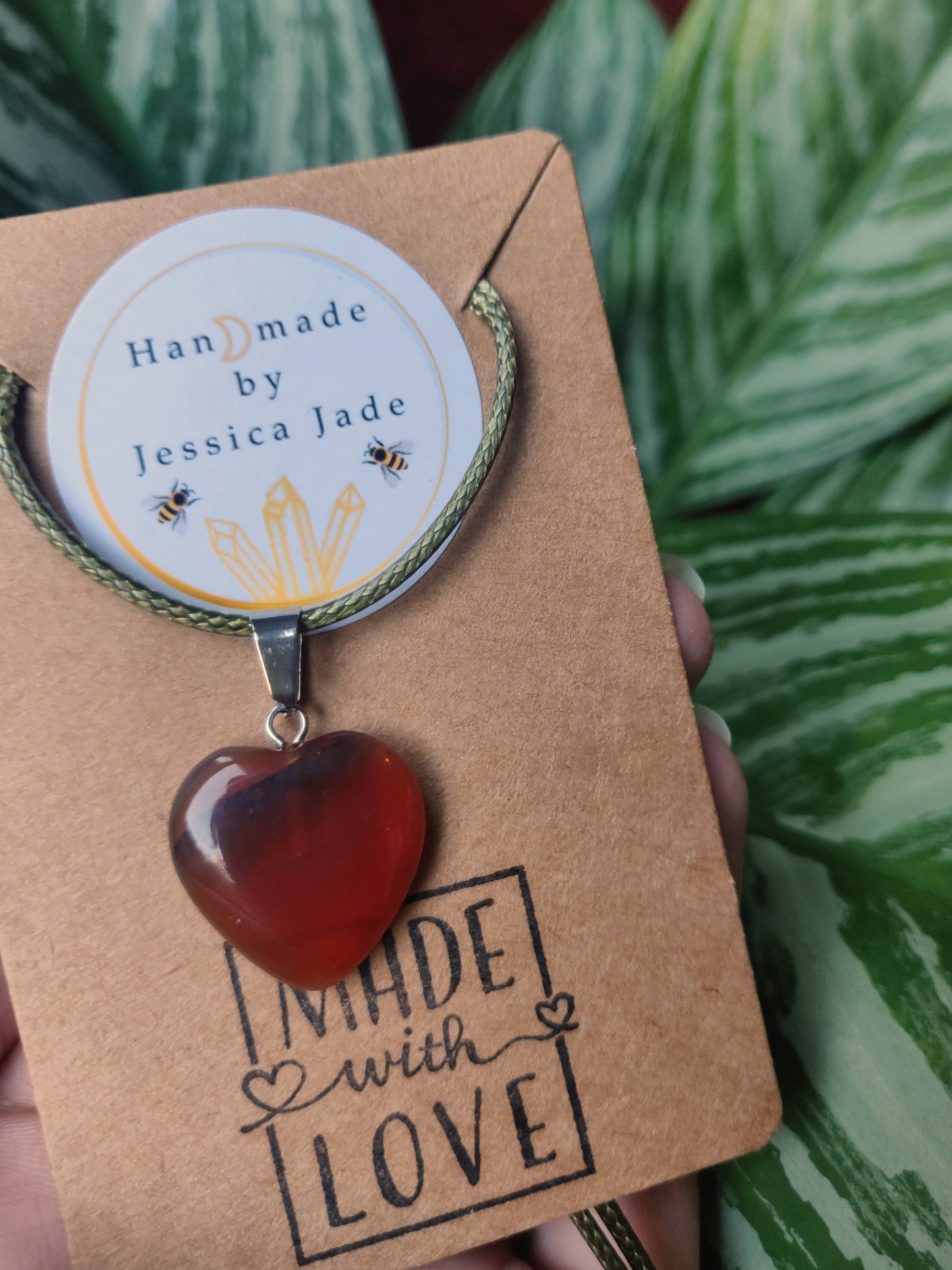 Crystal Heart Pendent