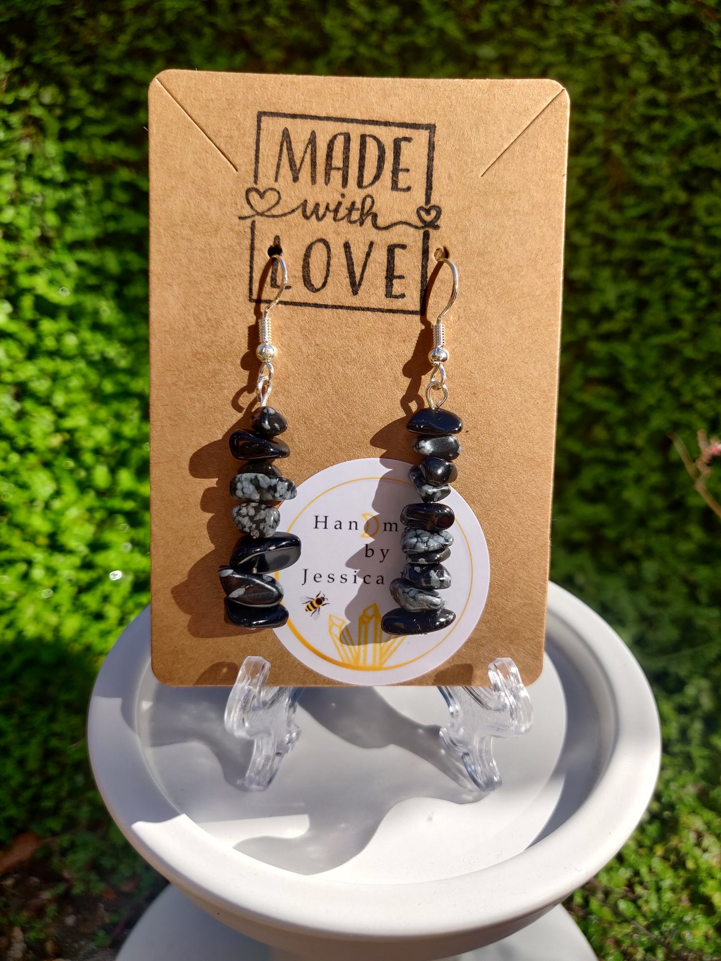 Crystal Chip Earrings