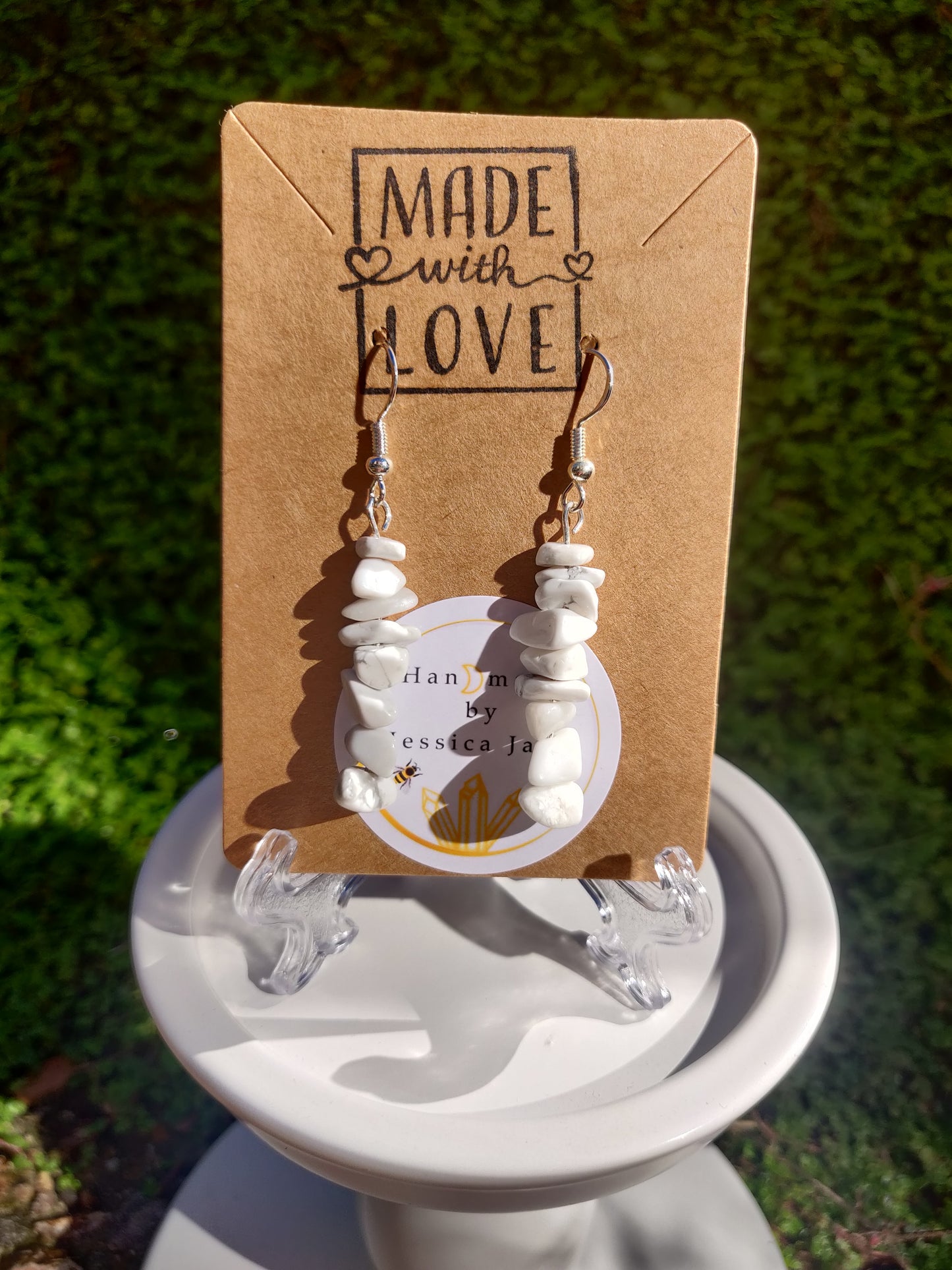 Crystal Chip Earrings