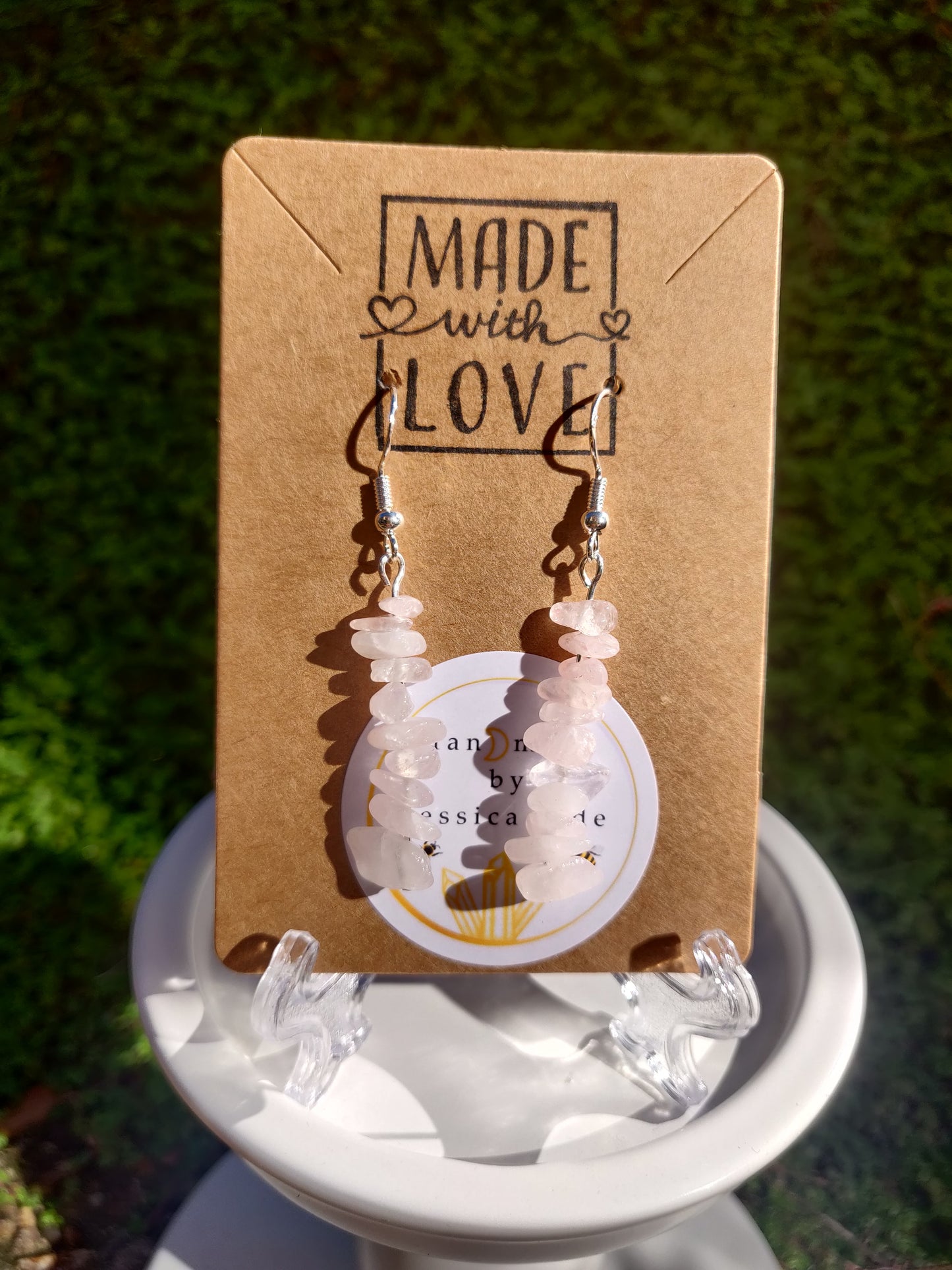 Crystal Chip Earrings