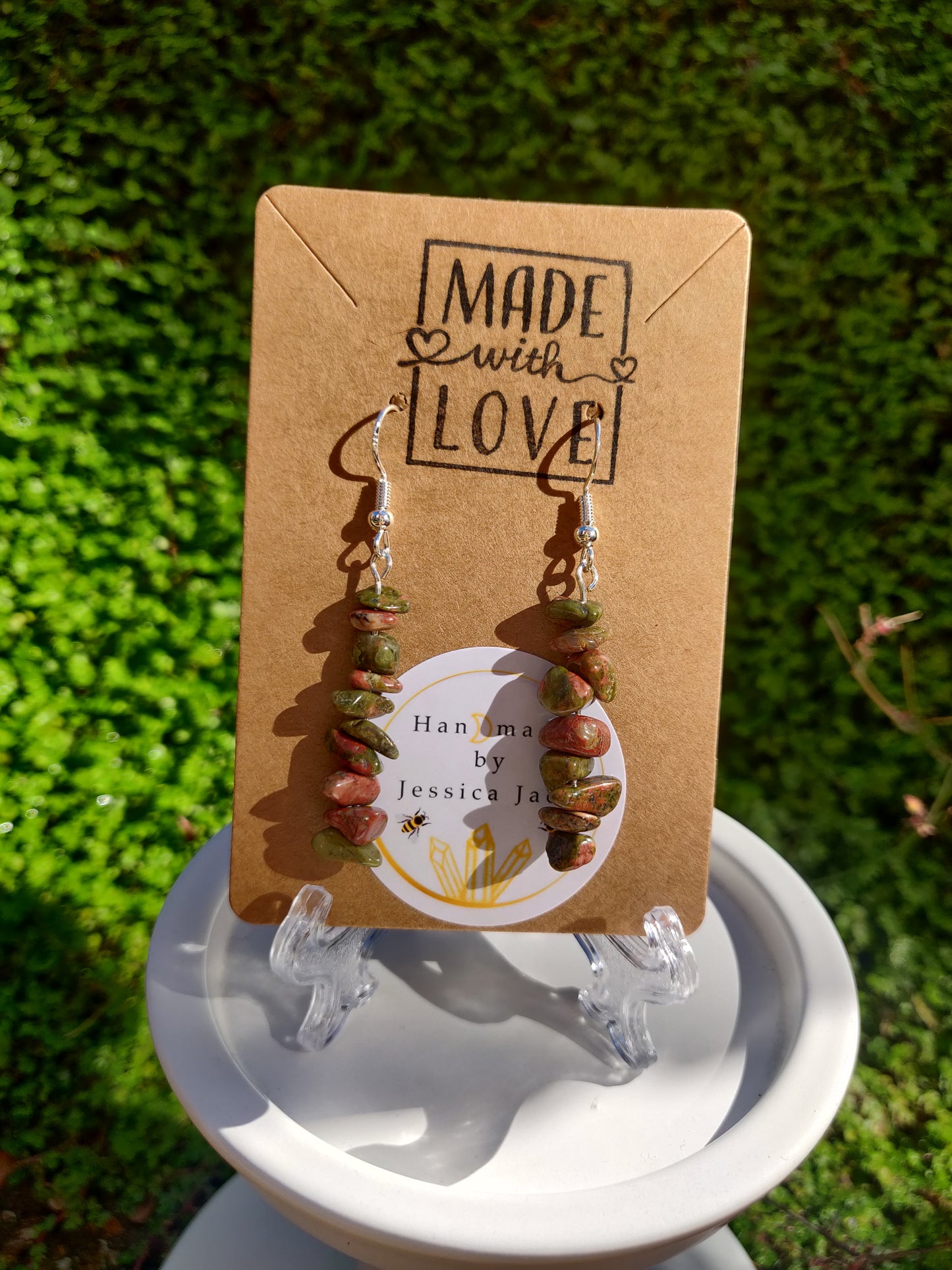 Crystal Chip Earrings