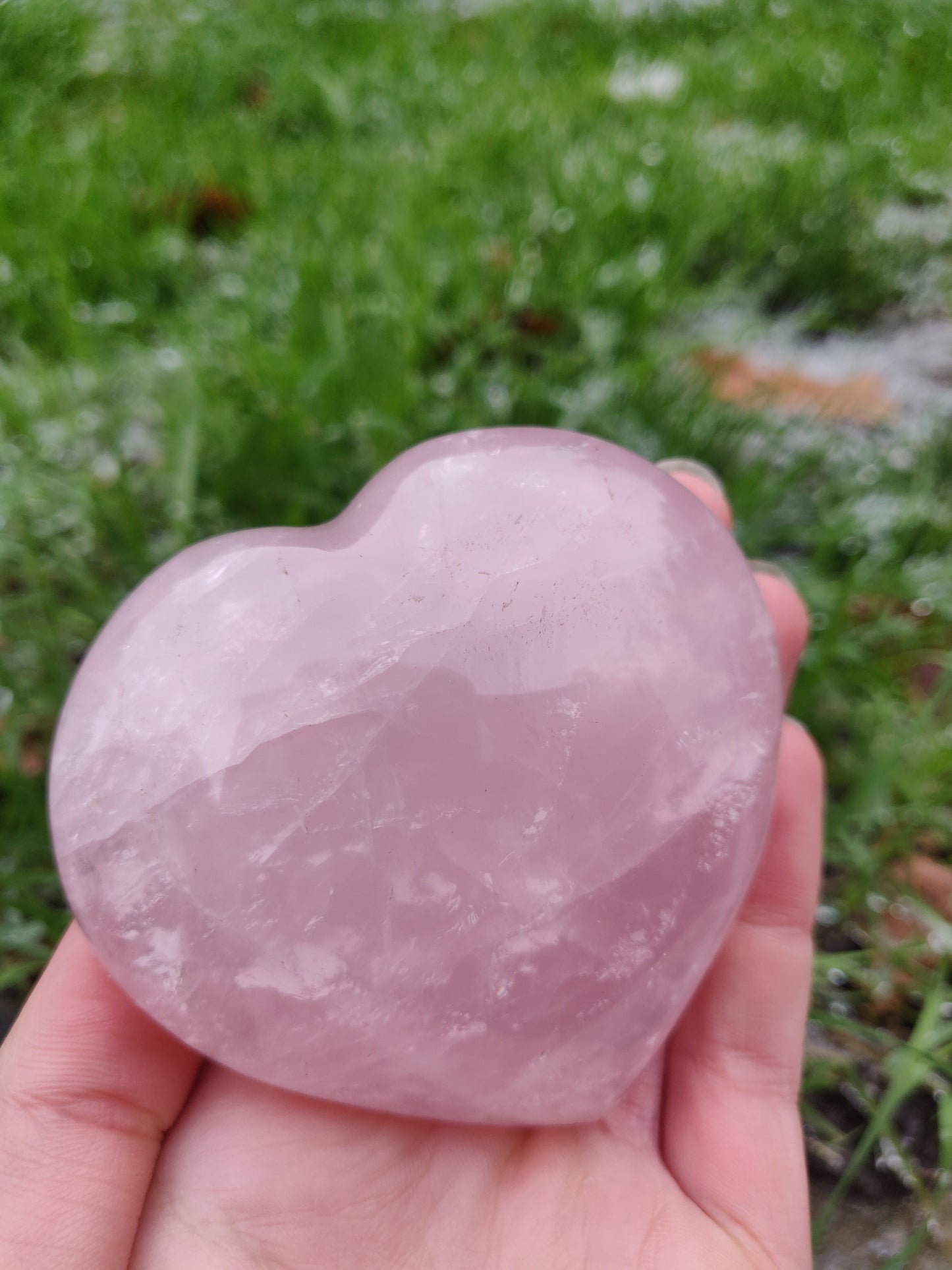Large Rose Quartz Heart