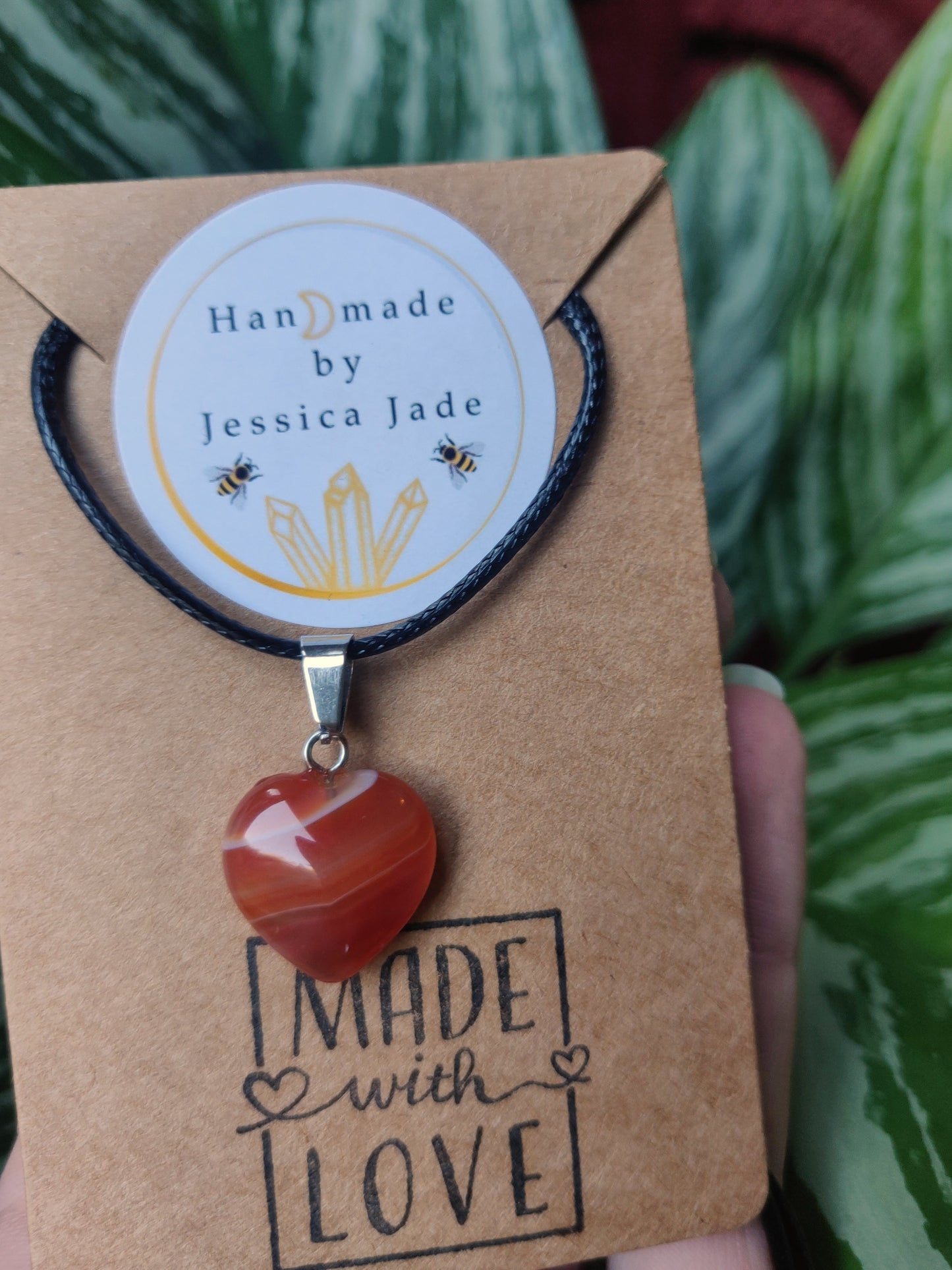 Crystal Heart Pendent